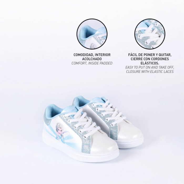 Pantofi sport Frozen alb/argintiu [5]
