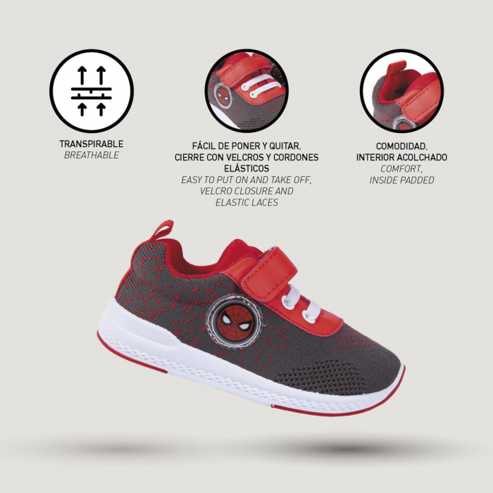Pantofi sport baieti cu saculet inclus- Spiderman [9]