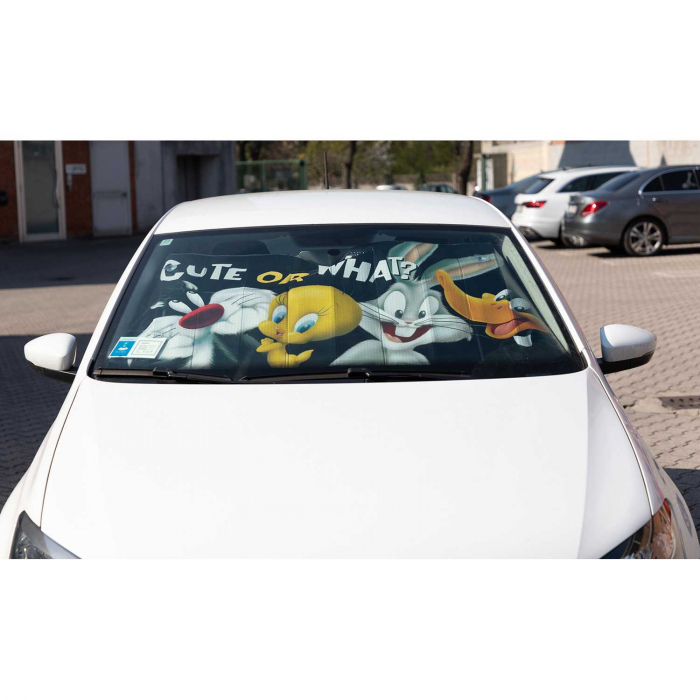 Parasolar pentru parbriz Looney Tunes 130x70 cm TataWay CZ10973 [3]
