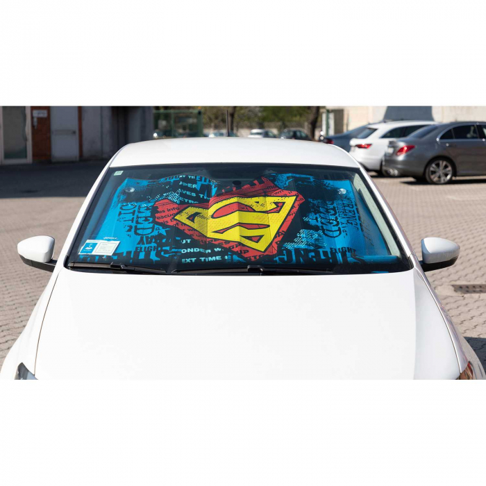 Parasolar pentru parbriz Superman Logo 130x70 cm TataWay CZ10974 [3]