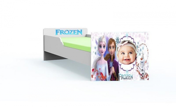 Promotie Pat junior personalizat Frozen cu saltea cadou [3]