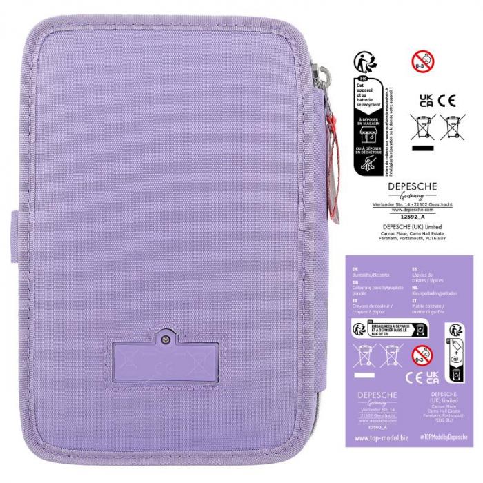 Penar echipat,  cu cod, 2 fermoare Top Model  SNAP SHOTS [7]