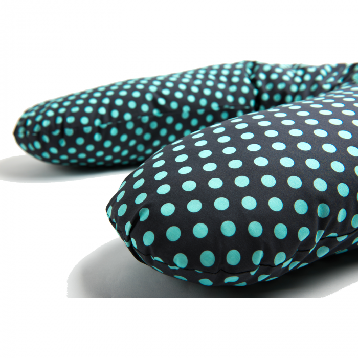 Perna pentru gravide si alaptat COMFORT EXCLUSIVE 170 cm cu bilute de polistiren Womar Zaffiro AN-PKE-17P [3]