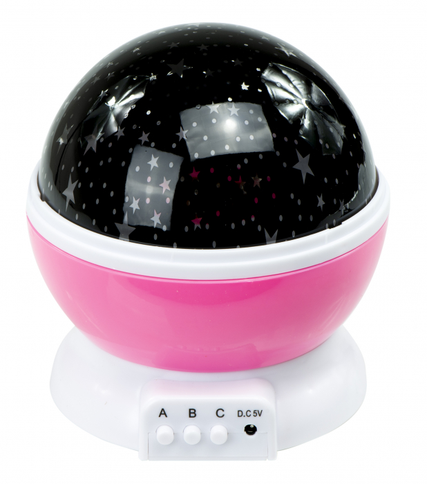 PROIECTOR STEA CU LUMINA DE NOAPTE 2IN1 USB [3]