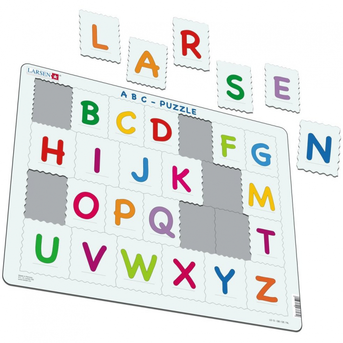 Puzzle Alfabetul Limbii Engleze, 26 piese Larsen LRLS13-GB [2]