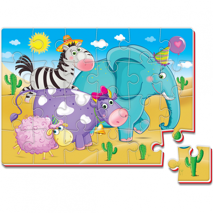 Puzzle Animals 24 piese Roter Kafer RK1201-02 [2]