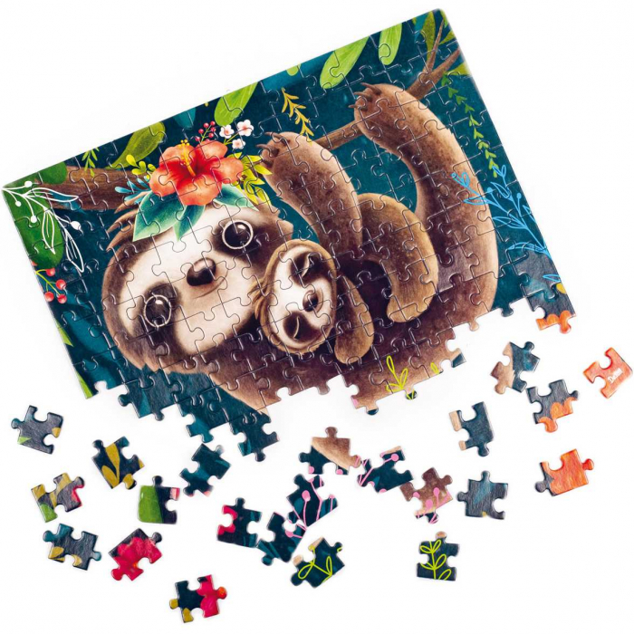 Puzzle Cute sloth, 23x30 cm, 120 piese De.tail DT100-06 [3]