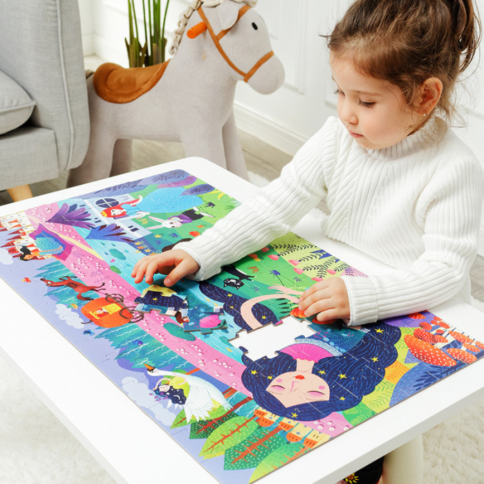 Puzzle Cutie cadou - Epoca dinozaurilor, 104 piese Mideer MD3026 [2]