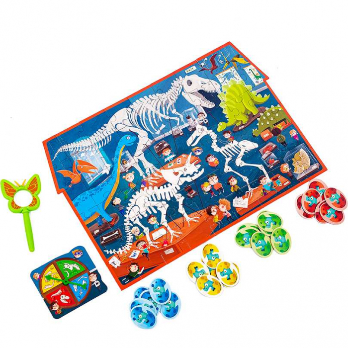 Puzzle Detectiv Muzeul cu Dinozauri 54 piese Roter Kafer RK1080-05 [4]