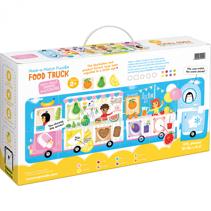 Puzzle Food Truck, 23 piese, 98x33cm Banana Panda BP49045 [3]