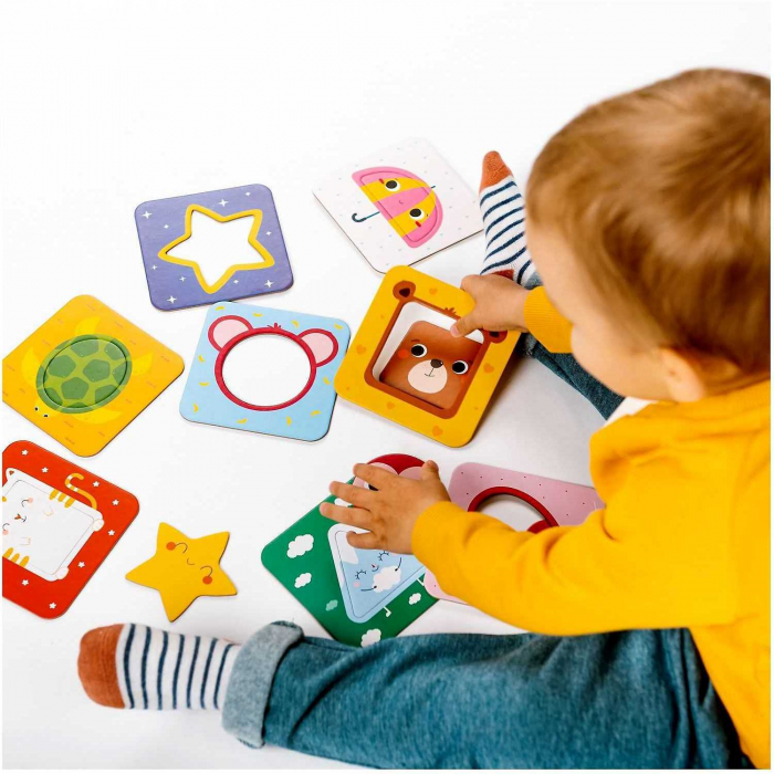 Puzzle Formele jucause, 8 piese, 11x11 cm Mimorello EK6665 [4]