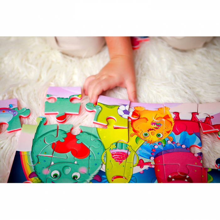 Puzzle Funny Monsters 24 piese Roter Kafer RK1201-03 [3]