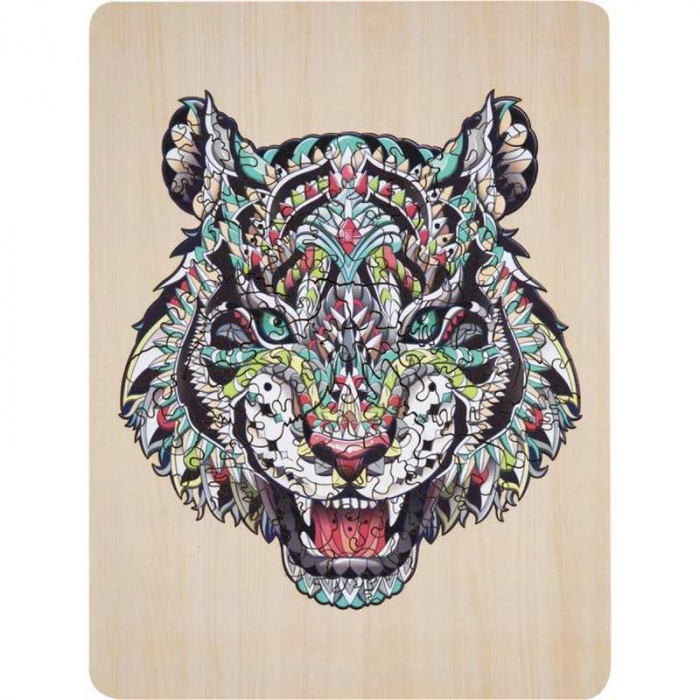 Puzzle Lemn Tigru, 135 piese, 30x22.5 cm Grafix GR400062 [5]