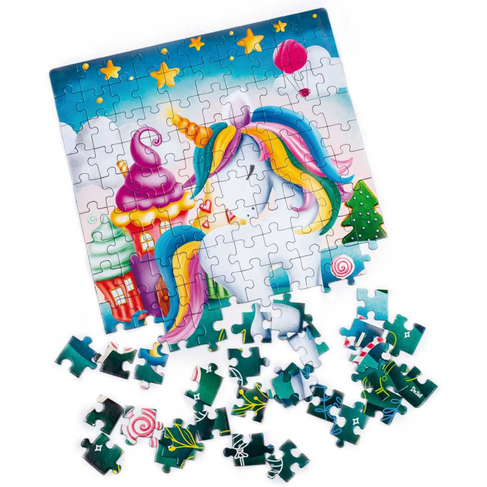 Puzzle Little cute unicorn, 23x30 cm, 120 piese De.tail DT100-07 [3]