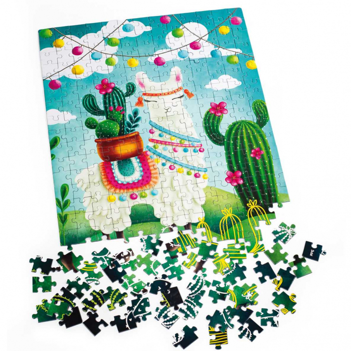 Puzzle Llama cutie, 32x47 cm, 260 piese De.tail DT200-02 [3]