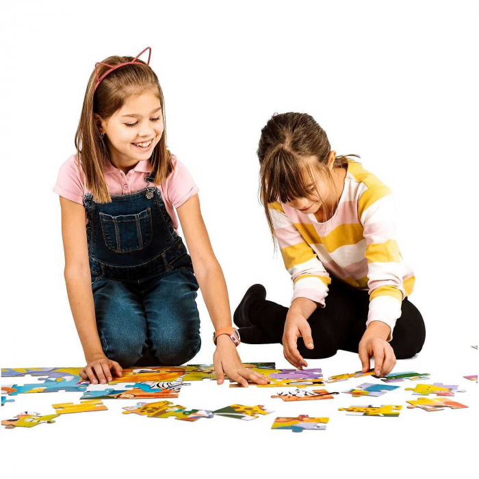 Puzzle Lung Safari, 40 piese, 98x33 cm Mimorello EK6664 [4]