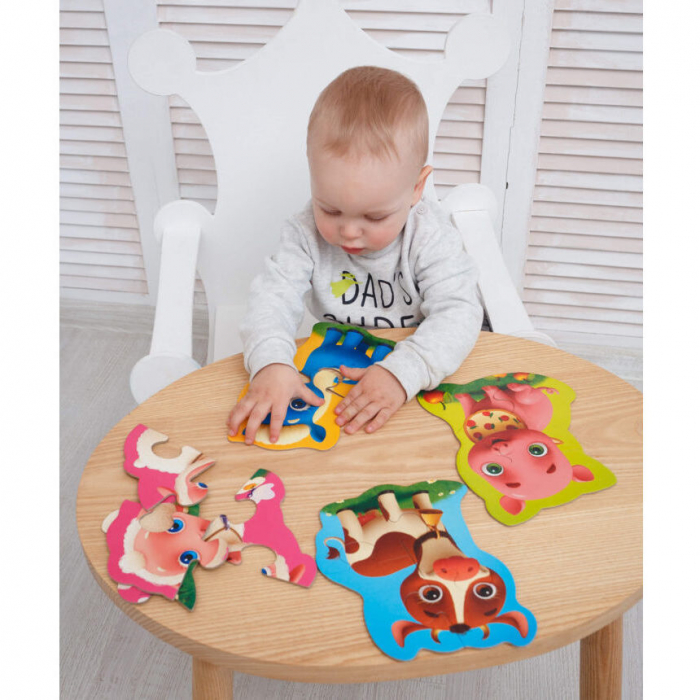 Puzzle Maxi Bebelusi Animale de la Ferma, 13 piese Roter Kafer RK1210-01 [5]