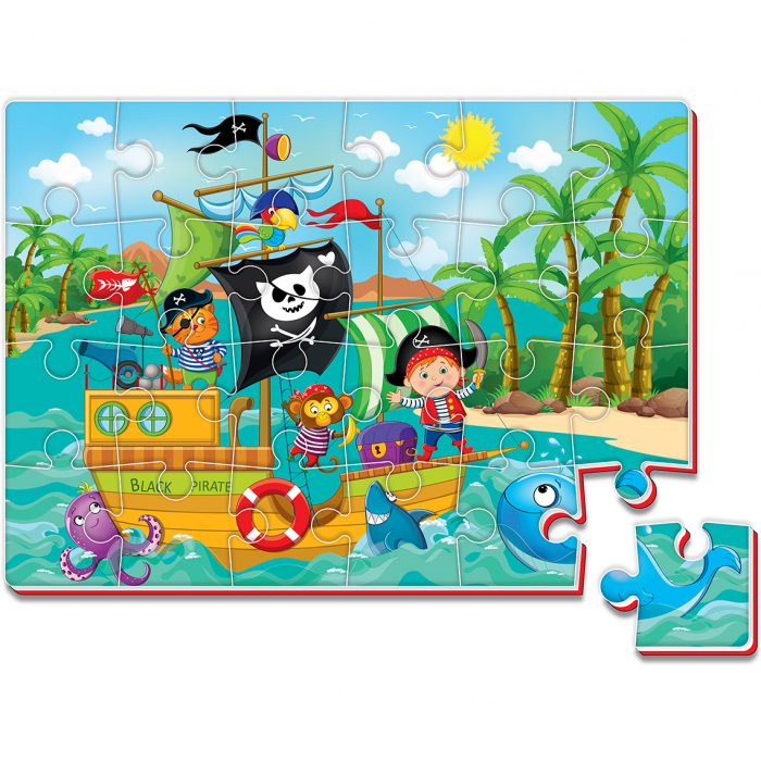 Puzzle Pirati 24 piese Roter Kafer RK1201-12 [2]