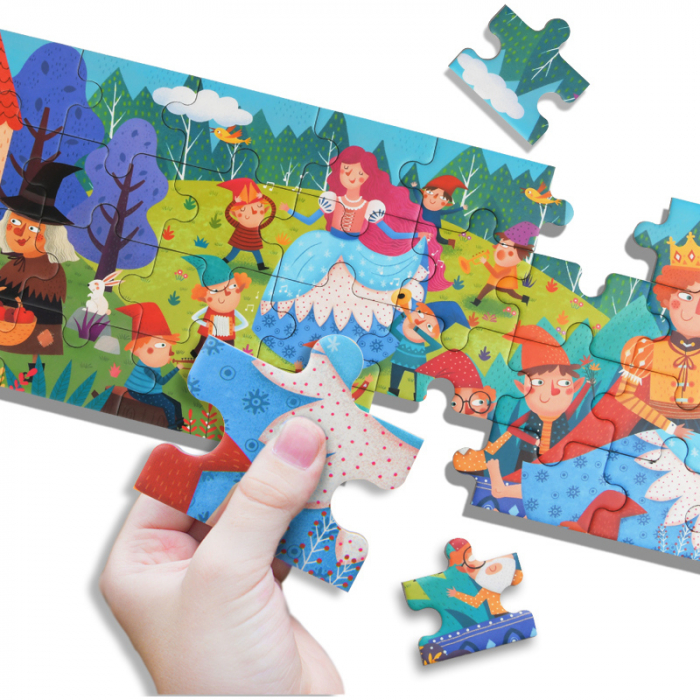 Puzzle poveste – Alice in tara minunilor, 36 piese Mideer MD3058 [4]