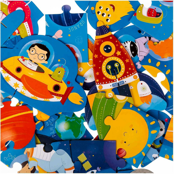 Puzzle Spatiul cosmic, 20 piese, 48x32 cm Mimorello EK6666 [3]