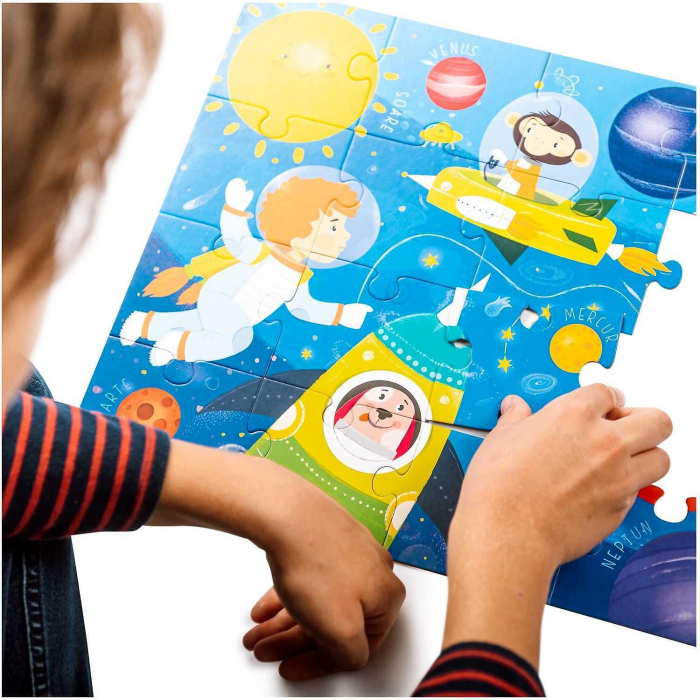 Puzzle Spatiul cosmic, 20 piese, 48x32 cm Mimorello EK6666 [5]