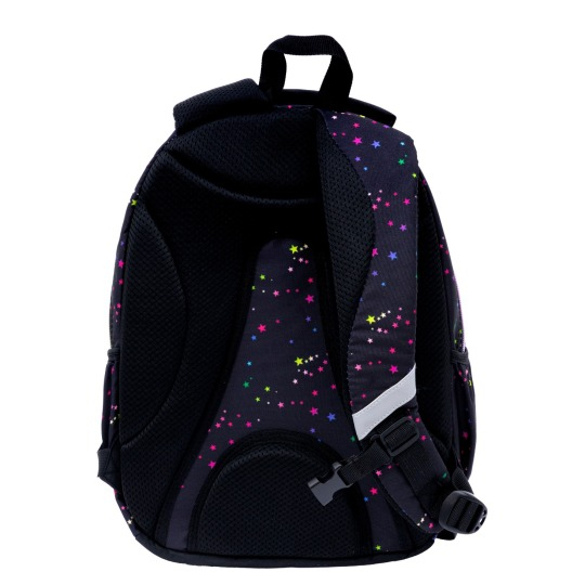 Rucsac școlar negru  Kitty  Ombre rainbow 3 compartimente Astra [4]