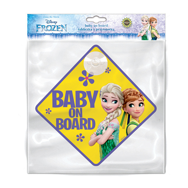 Semn de avertizare Baby on Board Frozen Seven SV9611 [2]