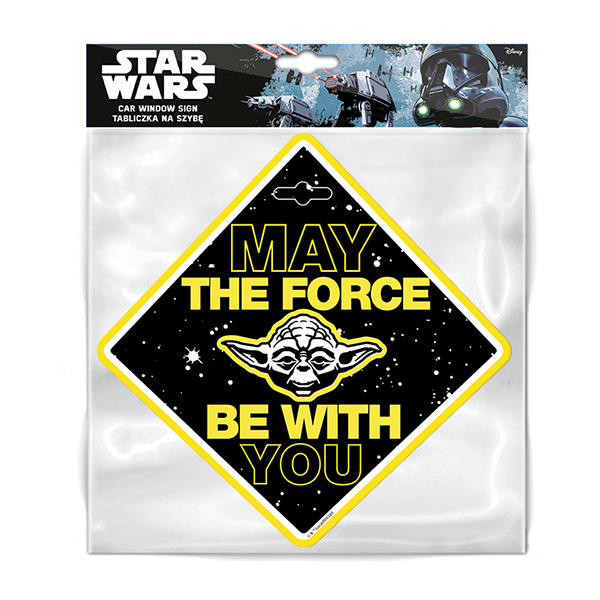 Semn de avertizare Baby on Board Star Wars Yoda Seven SV9623 [2]