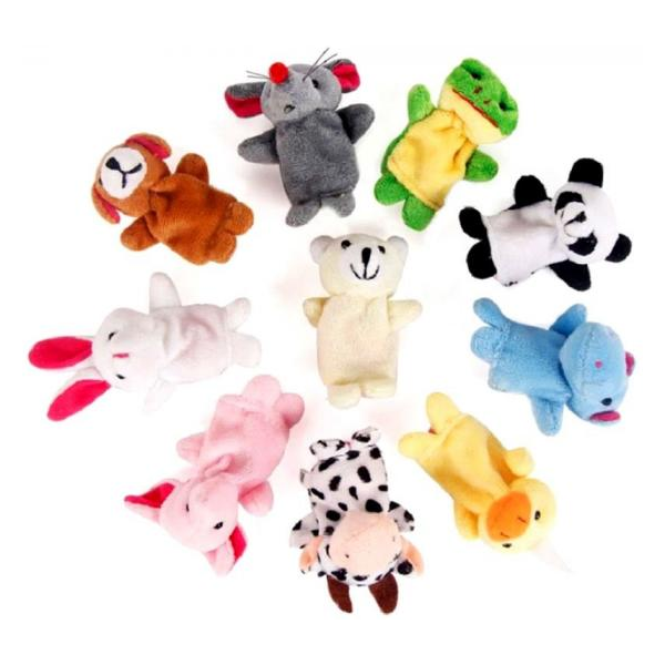 Set 10 marionete pentru degete Animale Iso Trade MY17957 [4]