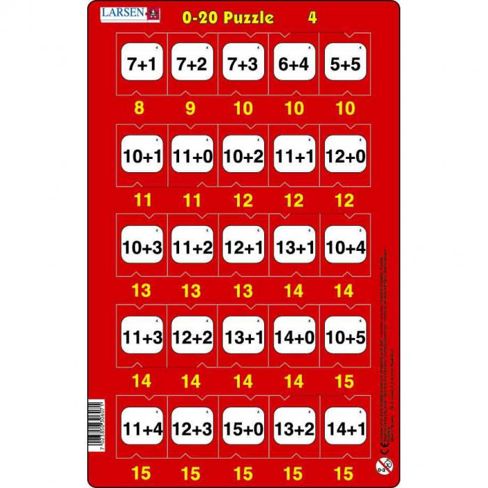 Set 16 Puzzle-uri 0 - 20, 25 Piese Larsen LRP47 [4]