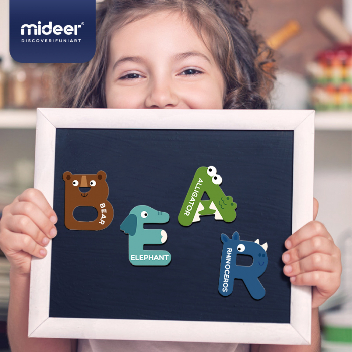 Set 26 litere magnetice Mideer MD2064 [4]