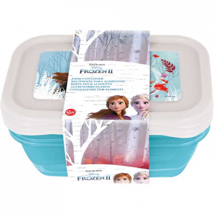 Set 3 recipiente hrana cu capac Frozen SunCity STF11101 [3]