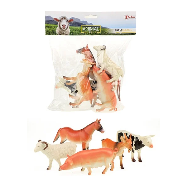 Set 5 figurine animale ferma Animal World Toi-Toys TT34922A [3]