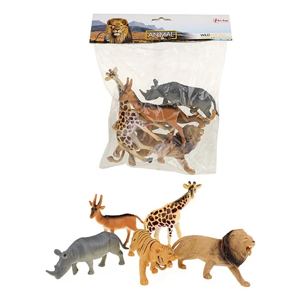 Set 5 figurine animale jungla Animal World Toi-Toys TT34921Z [3]