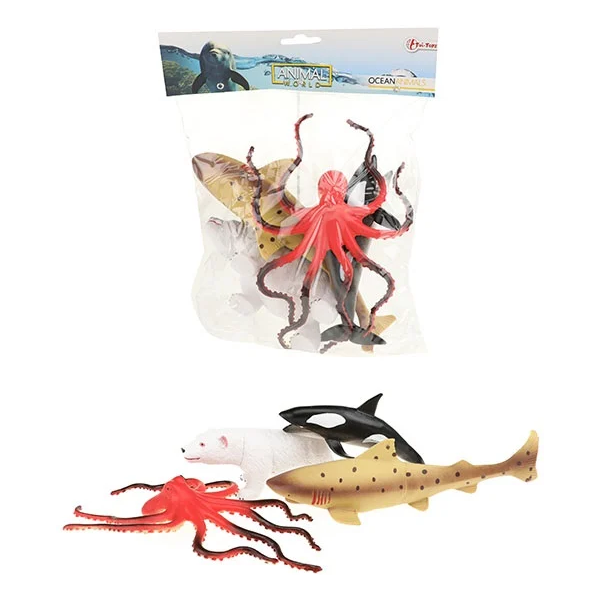 Set 5 figurine animale marine Animal World Toi-Toys TT34925A [3]