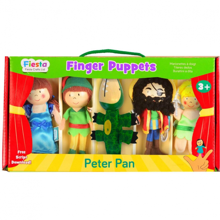 Set 5 Marionete pentru deget Peter Pan Fiesta Crafts FCT-2377 [3]