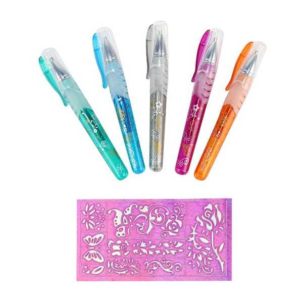 Set 5 pixuri cu gel pentru tatuaje Tattoo Toi-Toys TT45622A [5]