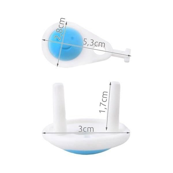 Set 6 capace de siguranta pentru prize cu cheita Iso Trade MY6630 [2]
