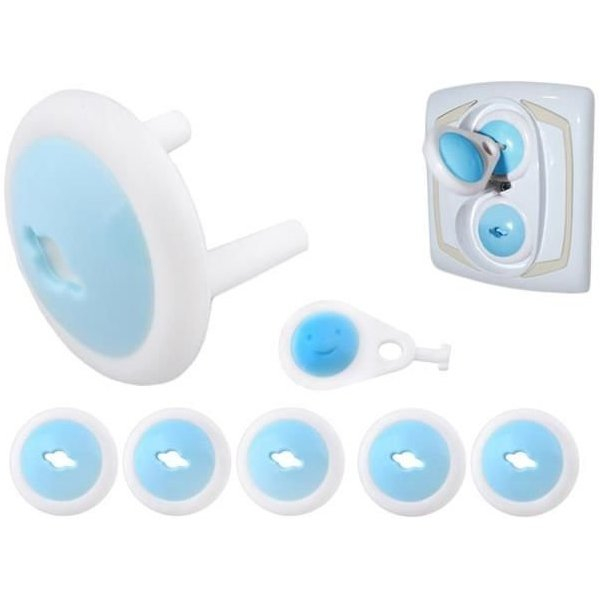 Set 6 capace de siguranta pentru prize cu cheita Iso Trade MY6630 [3]