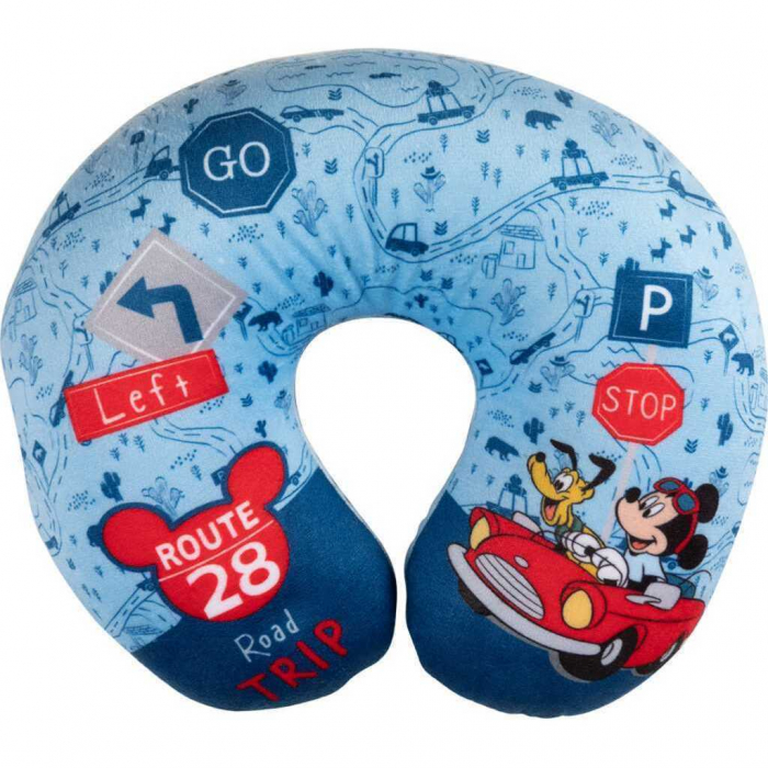 Set calatorie 3 piese, Aparatoare pentru scaun, Perna gat si Protectie centura de siguranta Mickey Road Trip TataWay CZ3103416 [3]