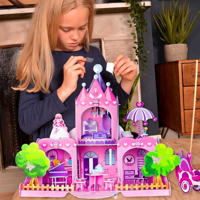 Set constructie puzzle 3D -  Castelul Printesei Fiesta Crafts FCT-3050 [2]