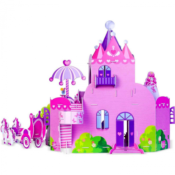Set constructie puzzle 3D -  Castelul Printesei Fiesta Crafts FCT-3050 [3]