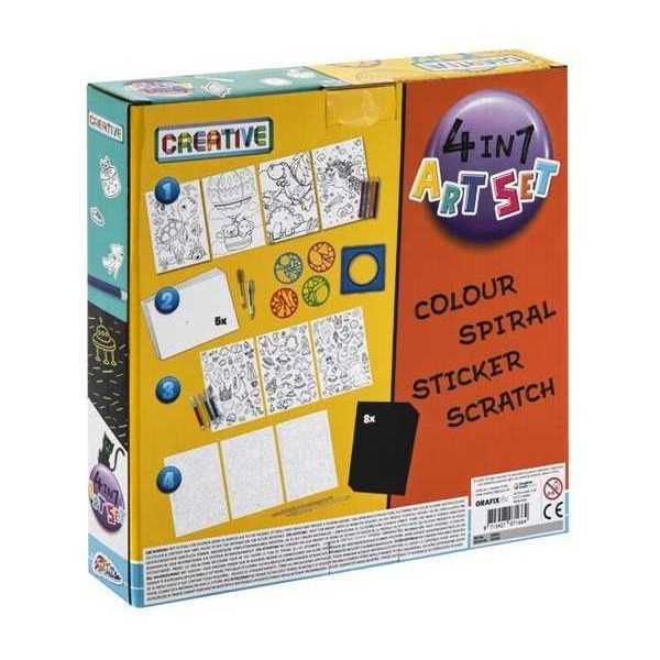 Set creativ 4 in 1 Art Set Grafix GR220011 [2]