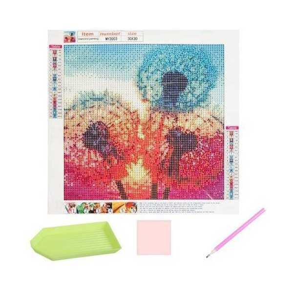 Set creativ cu diamante rotunde Diamond Painting 30x30 cm Papadie Iso Trade MY17811 [3]