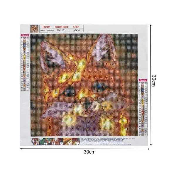 Set creativ cu diamante rotunde Diamond Painting 30x30 cm Vulpita Iso Trade MY17880 [5]