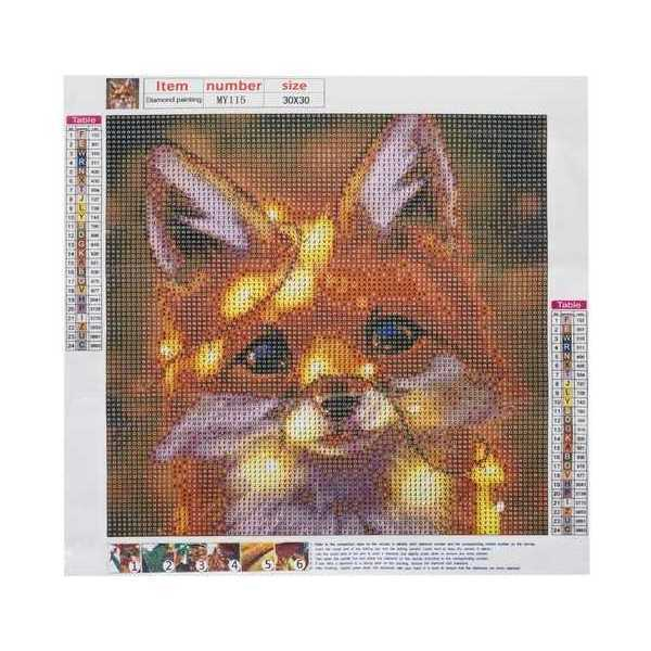 Set creativ cu diamante rotunde Diamond Painting 30x30 cm Vulpita Iso Trade MY17880 [2]