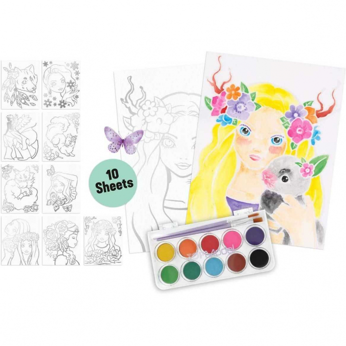 Set creativ pentru pictura cu acuarela Color Me Up Depesche PT11487 [5]