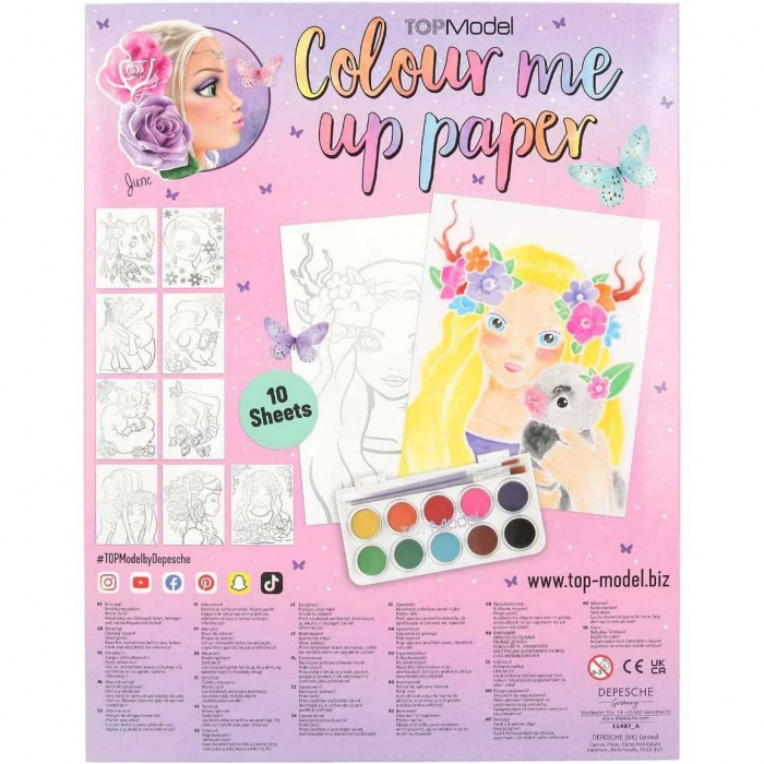 Set creativ pentru pictura cu acuarela Color Me Up Depesche PT11487 [4]