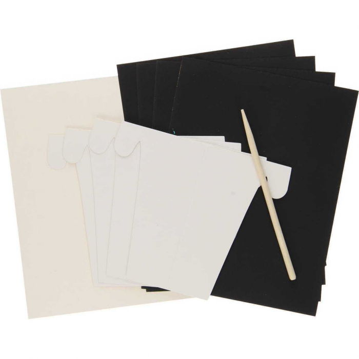 Set fise razuibile Holographic Scratch Art Grafix GR220002 [2]