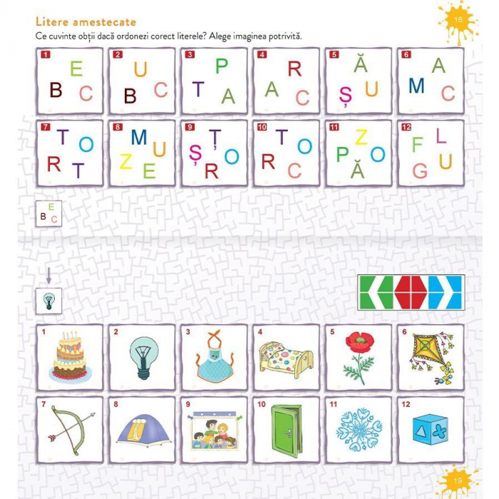 Set joc educativ LUK, varsta 5 ani, Matematica, limba romana, logica si creativitate Editura Kreativ EK6151 [4]